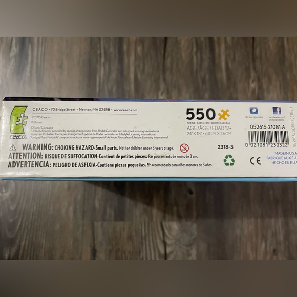 Disney Dumbo Rodel Gonzalez Fine Art Unlikely Friends 550 Piece Puzzle Ceaco 🧩 - Picture 4 of 4